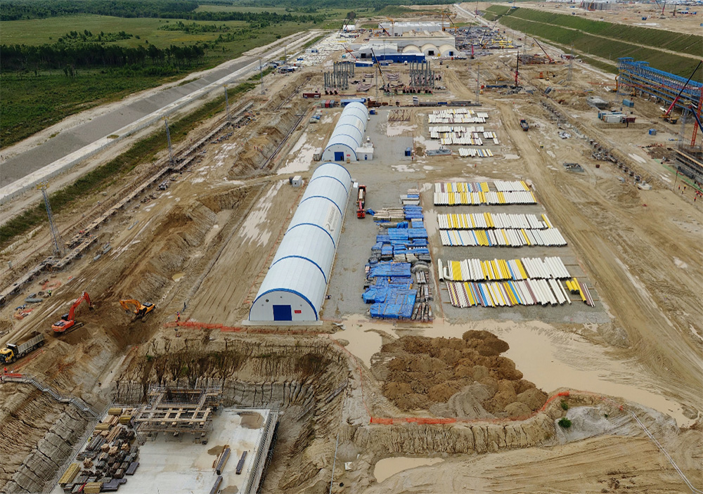 Construction of the Amursky Gas Processing Plant