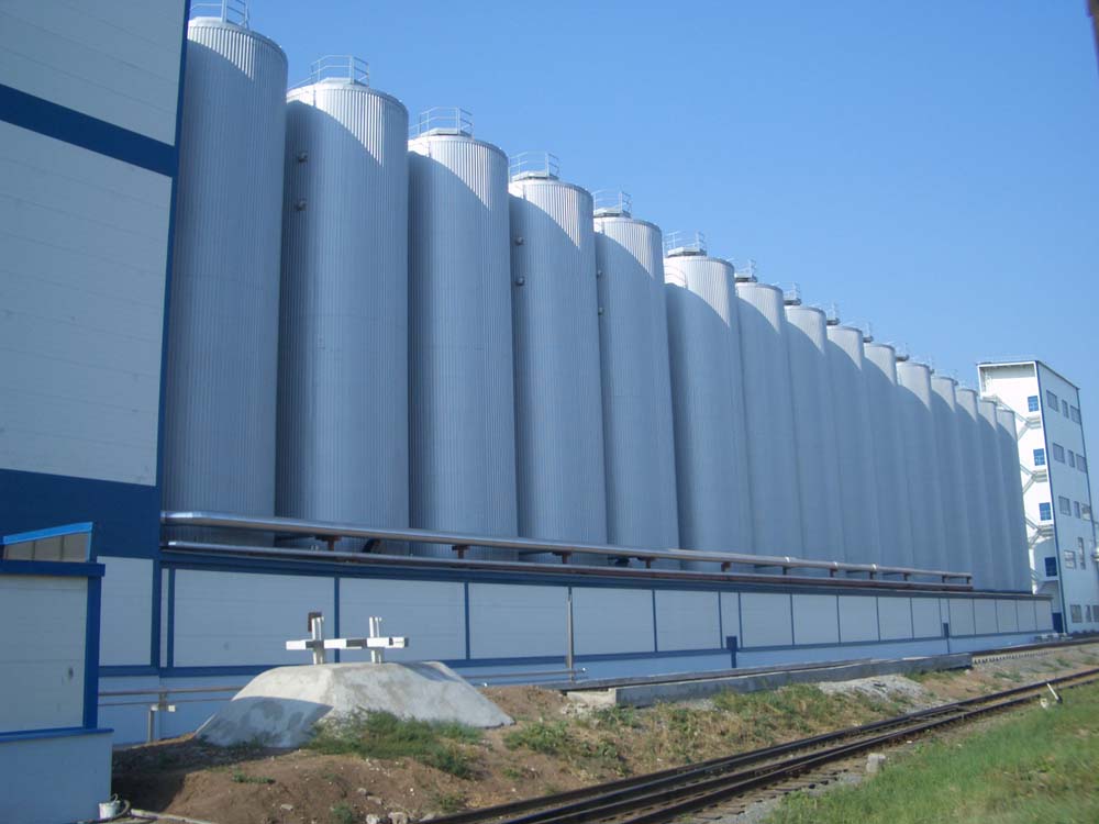 Beer Production Tanks Building Construction
