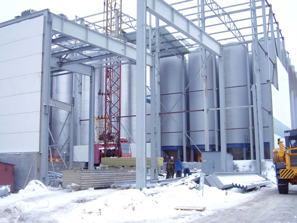 Beer Production Tanks Building Construction